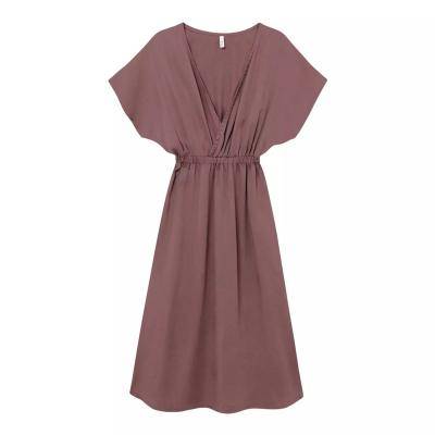 Kleid Joan mauve aus Tencel 